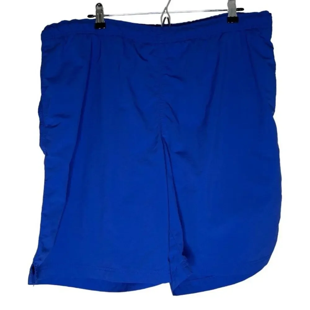 Lands’ End Mens Swim Trunks L 36-38 Royal Blue Mesh Lined Shorts